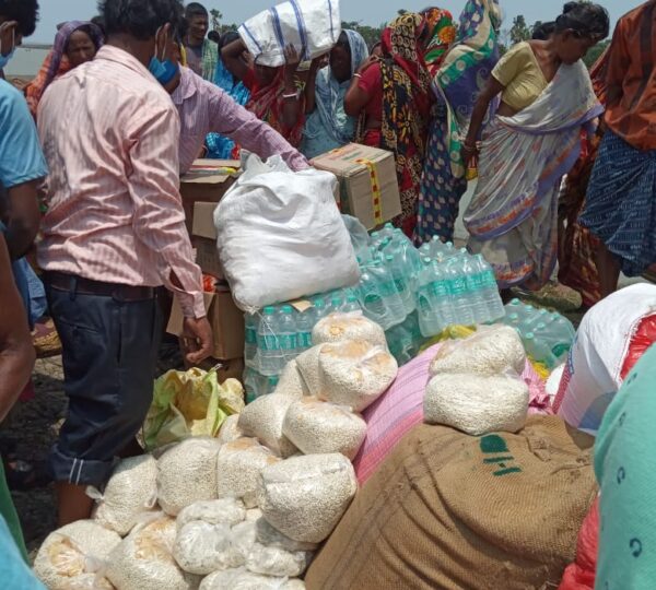 Preparing Relief Material 